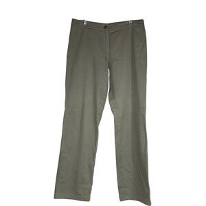 EILEEN FISHER - WOMEN'S SMALL -BEIGE STRAIGHT LEG CASUAL CHINO PANTS